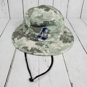 Richardson 808 Bucket Hat Liberty Soccer Logo Grey Camo Outdoor Sports OSFM GUC